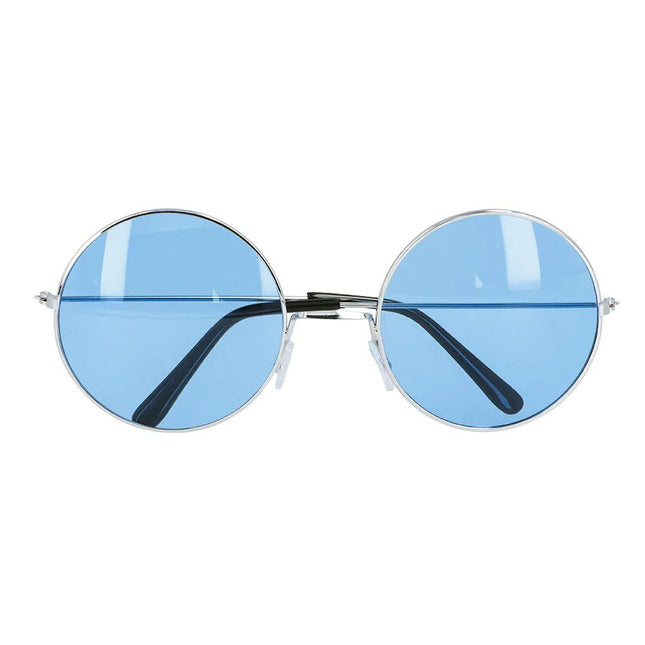 Hippie 60S Bril Blauw Xl van Boland koop je bij Partywinkel