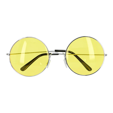 Hippie 60S Bril Geel Xl van Boland koop je bij Partywinkel