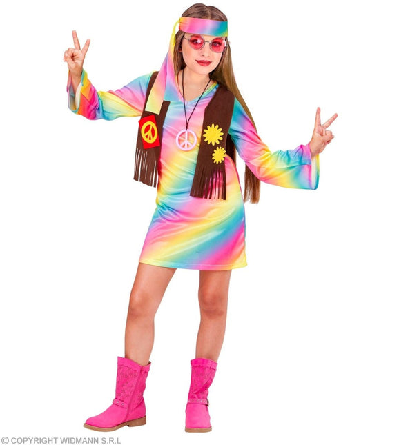 Hippie 60S Jurk Meisje 3 delig van Widmann koop je bij Partywinkel