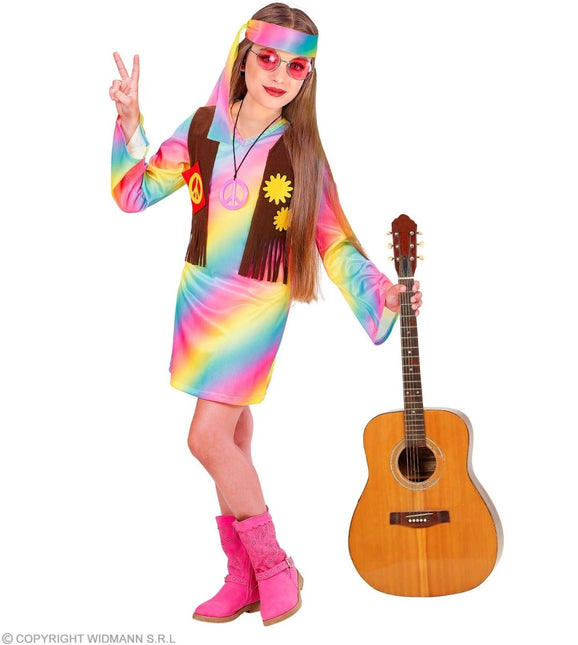 Hippie 60S Jurk Meisje 3 delig van Widmann koop je bij Partywinkel