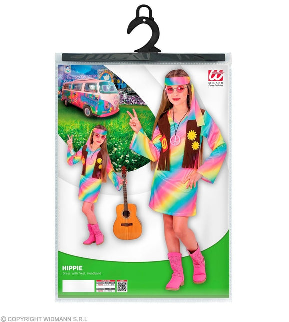 Hippie 60S Jurk Meisje 3 delig van Widmann koop je bij Partywinkel