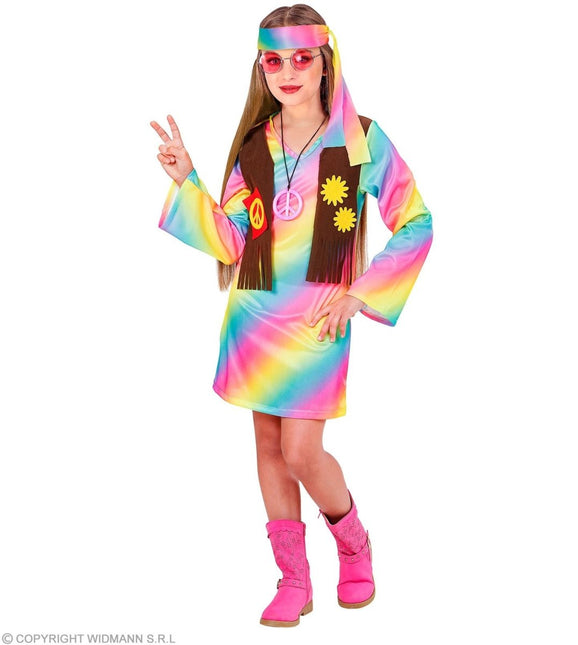 Hippie 60S Jurk Meisje 3 delig van Widmann koop je bij Partywinkel