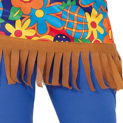 Hippie 60S Kostuum Dames Bloemen 3 delig van Fiestas Guirca koop je bij Partywinkel