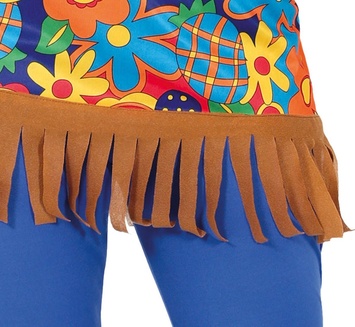 Hippie 60S Kostuum Dames Bloemen 3 delig van Fiestas Guirca koop je bij Partywinkel