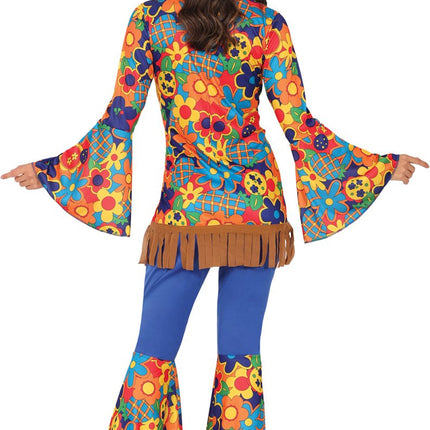 Hippie 60S Kostuum Dames Bloemen 3 delig van Fiestas Guirca koop je bij Partywinkel