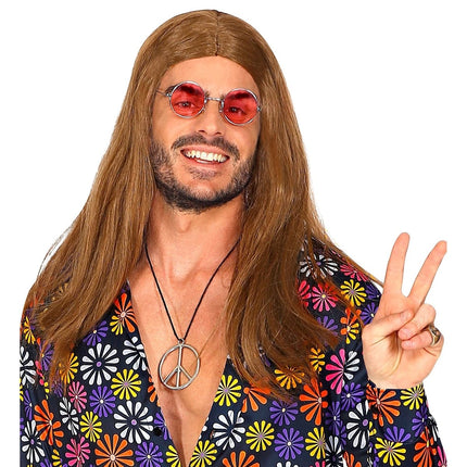 Hippie 60S Pruik van Widmann koop je bij Partywinkel