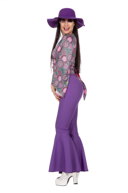 Hippie Blouse Paars van Wilbers & Wilbers koop je bij Partywinkel