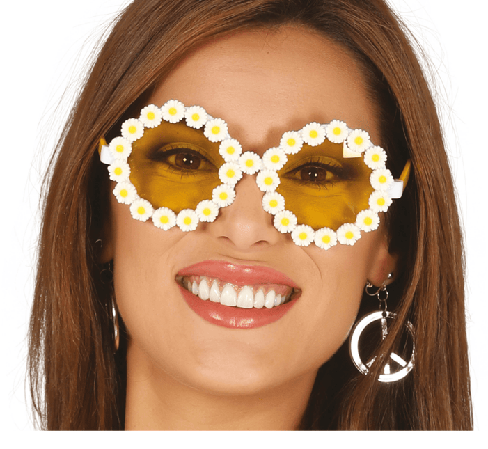 Hippie Bril Madeliefjes van Fiestas Guirca koop je bij Partywinkel