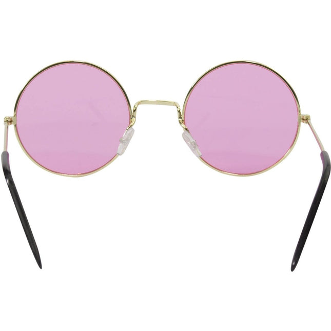 Hippie Bril met Roze Glazen van Folat koop je bij Partywinkel