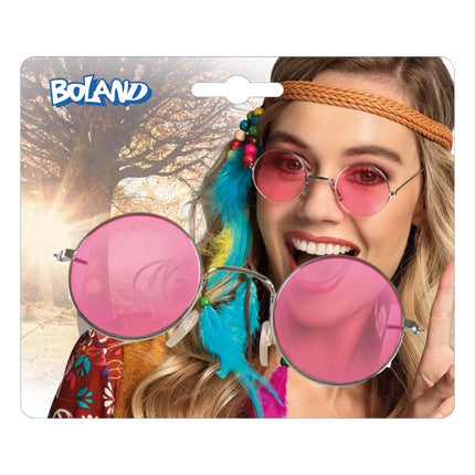 Hippie Bril Roze van Boland koop je bij Partywinkel
