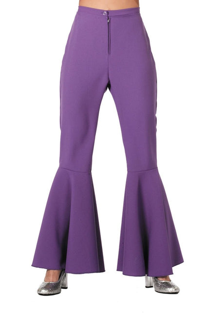 Hippie Broek Paars Dames van Wilbers & Wilbers koop je bij Partywinkel
