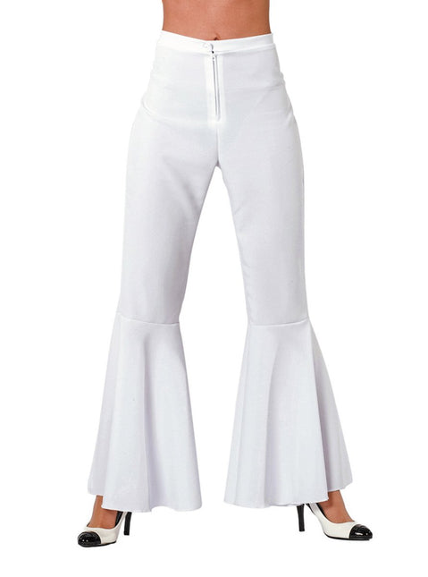 Hippie Broek Wit Dames van Wilbers & Wilbers koop je bij Partywinkel