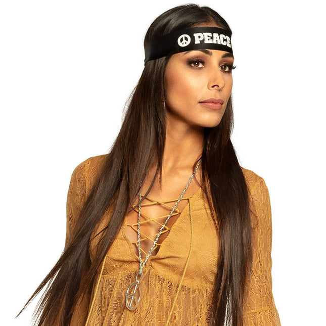 Hippie Hoofdband Peace van Boland koop je bij Partywinkel