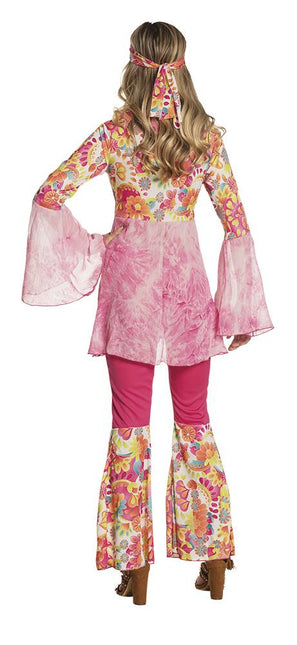 Hippie Kostuum Dames Roze van Boland koop je bij Partywinkel