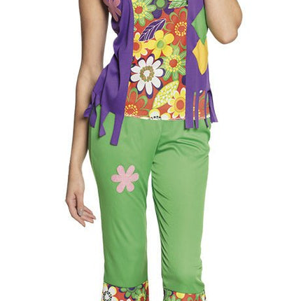 Hippie Kostuum Dames Woodstock M van Boland koop je bij Partywinkel
