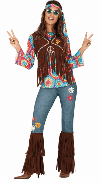 Hippie Kostuum Gekleurd van Fiestas Guirca koop je bij Partywinkel