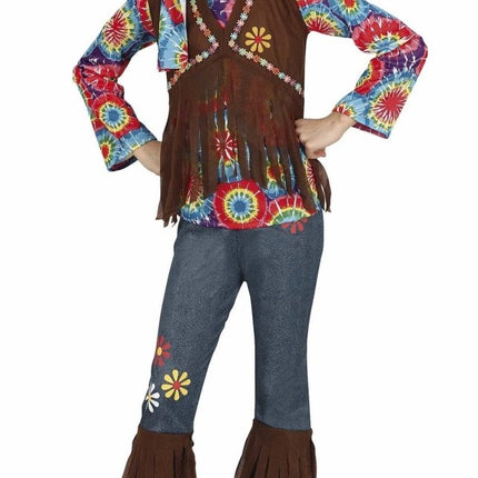 Hippie Kostuum Meisje Bloemen van Fiestas Guirca koop je bij Partywinkel