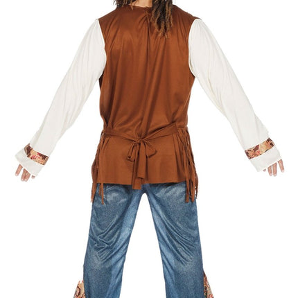 Hippie Kostuum Peace Bruin van Wilbers & Wilbers koop je bij Partywinkel