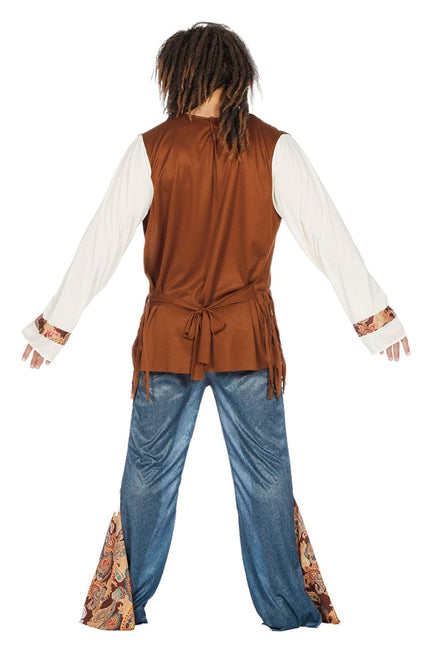 Hippie Kostuum Peace Bruin van Wilbers & Wilbers koop je bij Partywinkel