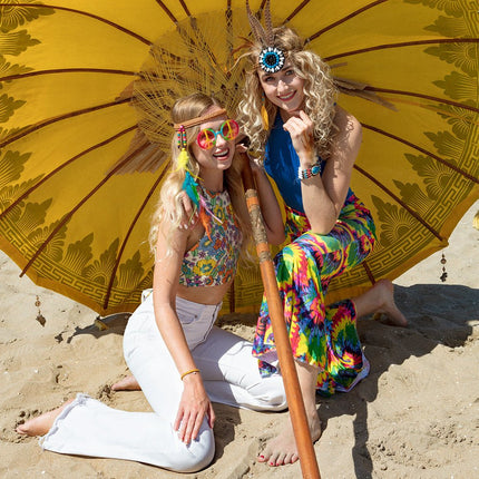 Hippie Kostuum Set 2 delig van Boland koop je bij Partywinkel
