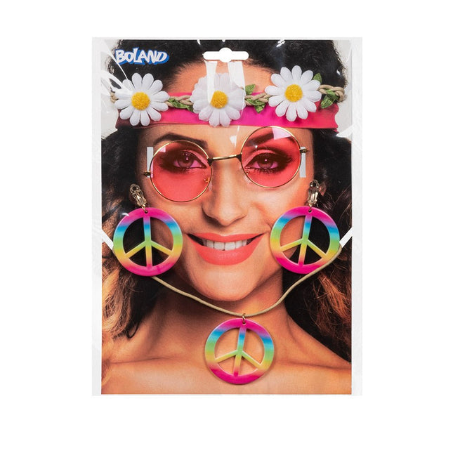 Hippie Kostuum Set 5 delig van Boland koop je bij Partywinkel