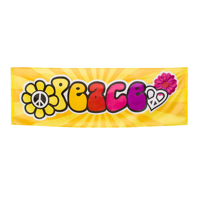 Hippie Vlag 2,2m van Boland koop je bij Partywinkel