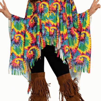 Hippieponcho Kostuum M van Fiestas Guirca koop je bij Partywinkel