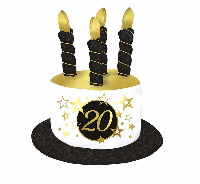 Hoed 20 Jaar Kaarsen van Fiestas Guirca koop je bij Partywinkel