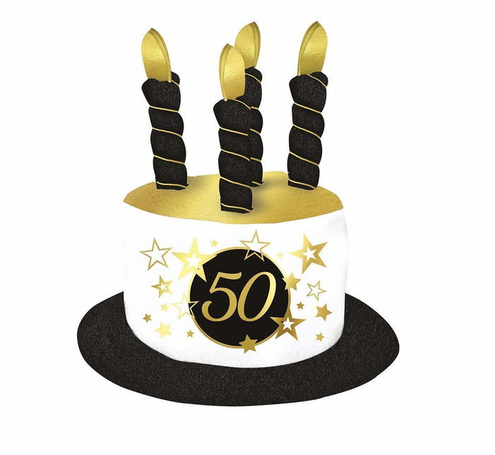 Hoed 50 Jaar Kaarsen van Fiestas Guirca koop je bij Partywinkel