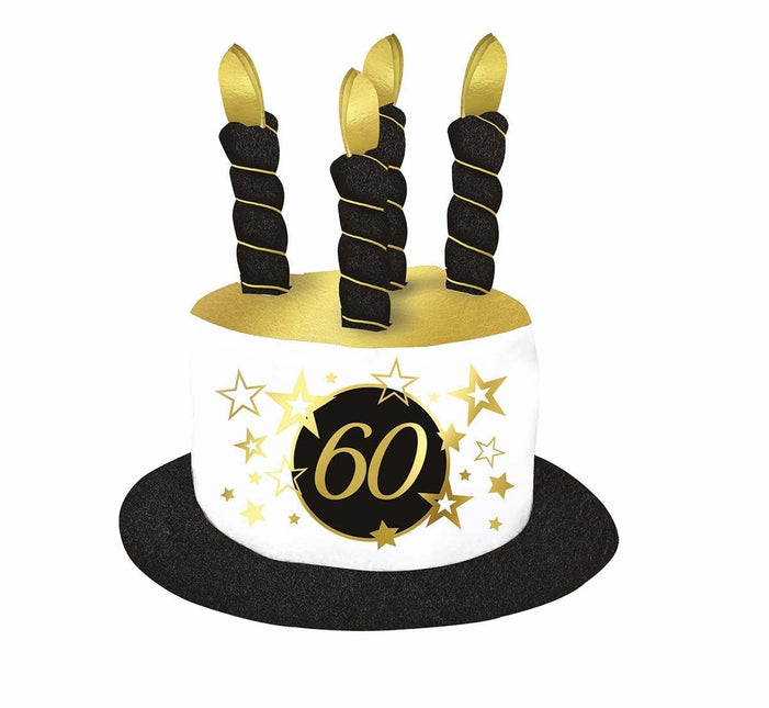 Hoed 60 Jaar Verjaardag van Fiestas Guirca koop je bij Partywinkel