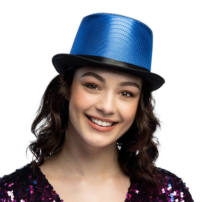 Hoed Caprice blauw van Boland koop je bij Partywinkel