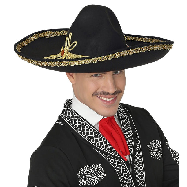 Hoed Mexicaans Luxe 50cm van Widmann koop je bij Partywinkel