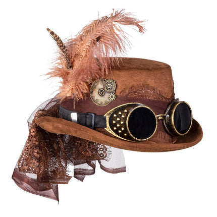 Hoed Specspunk Deluxe Bril van Boland koop je bij Partywinkel