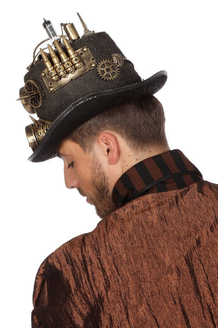 Hoed Steampunk Met Licht van Wilbers & Wilbers koop je bij Partywinkel