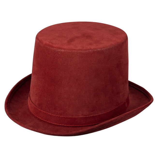 Hoed Steamtopper Bordeaux van Boland koop je bij Partywinkel