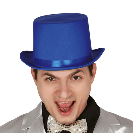 Hoge Hoed Blauw van Fiestas Guirca koop je bij Partywinkel