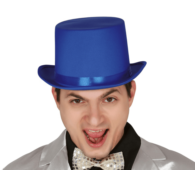 Hoge Hoed Blauw van Fiestas Guirca koop je bij Partywinkel