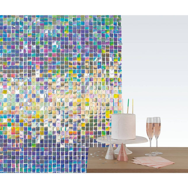Holografisch Deurgordijn 30cm 12st van Folat koop je bij Partywinkel