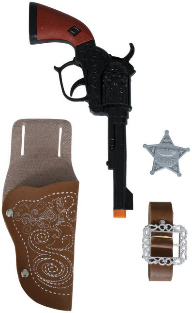 Holster Met Pistool 24cm van Fiestas Guirca koop je bij Partywinkel