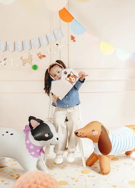 Hond Ballon 88cm van Partydeco koop je bij Partywinkel