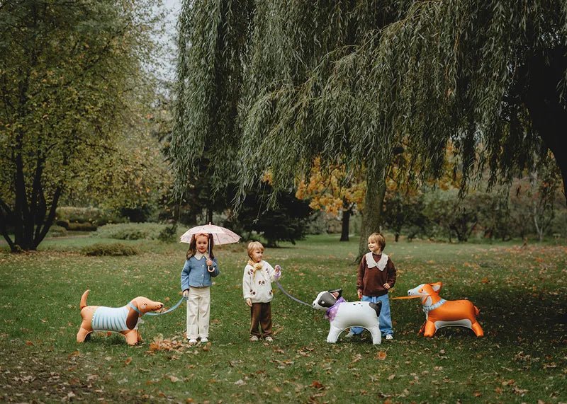 Hond Ballon 88cm van Partydeco koop je bij Partywinkel