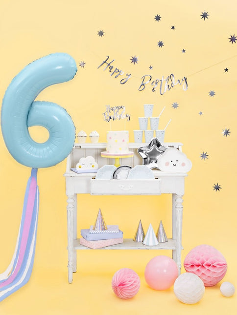 Honeycomb Bal Lichtroze 30cm van Partydeco koop je bij Partywinkel