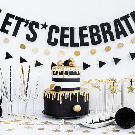 Honeycomb Bal Zwart 30cm van Partydeco koop je bij Partywinkel