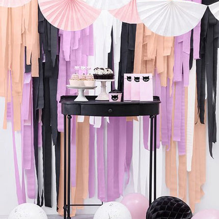 Honeycomb Bal Zwart 40cm van Partydeco koop je bij Partywinkel