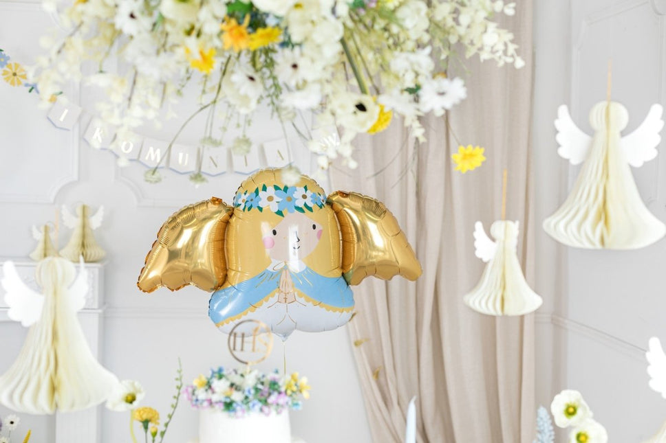 Honeycomb Engel 15cm van Partydeco koop je bij Partywinkel