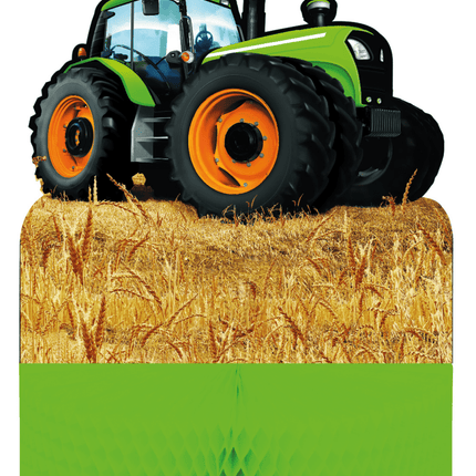 Honeycomb Traktor 30cm van Creative Converting koop je bij Partywinkel