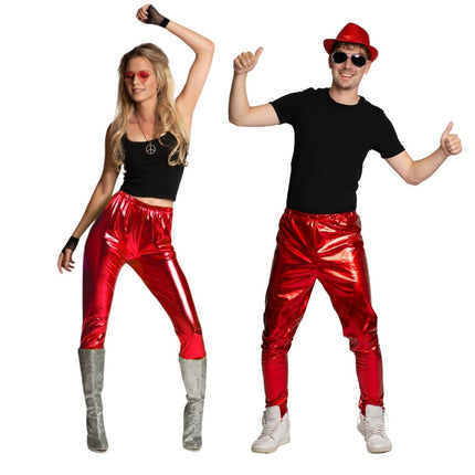 Disco '70s Pants, Red