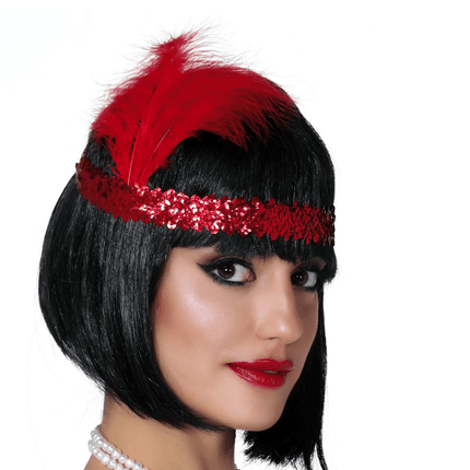 Hoofdband Charleston Rood van Fiestas Guirca koop je bij Partywinkel