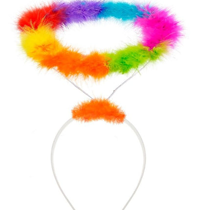 HOOFDBAND HALO ENGEL REGENBOOG van Widmann koop je bij Partywinkel