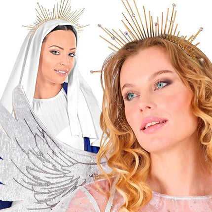 HOOFDBAND HALO GOUD van Widmann koop je bij Partywinkel